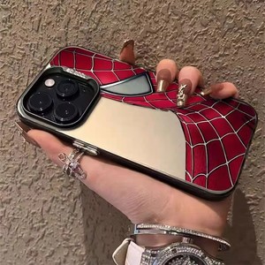 Vendita calda mezza faccia <span class=keywords><strong>Spider</strong></span> <span class=keywords><strong>Man</strong></span> glassato è adatto per Apple 15 promax 14 Pro custodia per telefono - Product Image 2