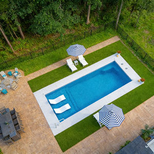 Piscina prefabricada rectangular de fibra de vidrio de primera calidad, envío en contenedor grande, larga vida útil, alta resistencia - Product Image 2