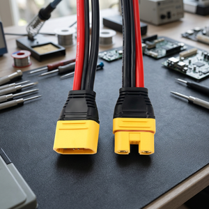 Cable Adaptador de Conector Macho-Hembra AS150U con Pin de Señal y Enchufe Impermeable para Drones FPV de Carreras RC - Product Image 2