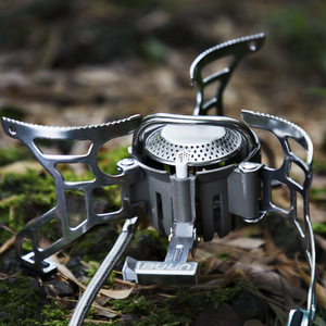 <span class=keywords><strong>Bulin</strong></span> Outdoor Camping Picknick Grill Split Tragbarer Butangas-Kocher Nicht-Einweg Starke Feuerkraft für 3-5 Personen - Product Image 1