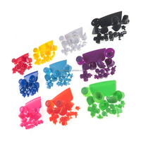 Boutons de haute qualité, 10 couleurs, ensemble complet pour manette PS5, avec boutons de couleur unie, accessoires de jeu