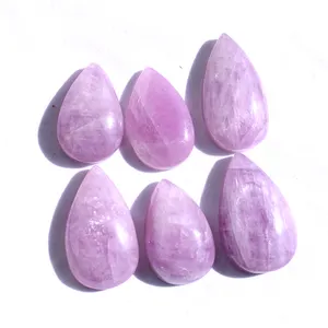 Natural Pink Kunzite Gemstone Crystal Drops For Jewelry Marking