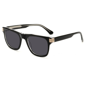 Occhiali da Sole TFB 2025 in Acetato Quadrati Neri Stile Vintage Anni '90 Trendy di Lusso con Logo Personalizzato Unisex Cool Unici UV400 Montatura Completa - Product Image 3