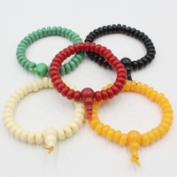 Handgemachte bunte Acryl Perlen Schmuck Islam Muslim 33pcs Tasbih Gebets perlen Charm Armband Rosenkranz Perlenkette Großhandel
