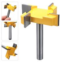 Fraise à rainurer 2 en 1 avec fonction de nettoyage du fond pour le travail du bois, gravure CNC