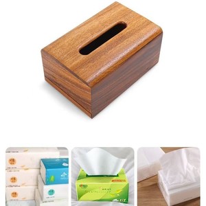 Black Walnut Wood Tissue <b>Box</b> Modern Chinese Style Handmade Living Room Coffee Table Tissue <b>Box</b> <b>With</b> <b>Lid</b> - Product Image 4