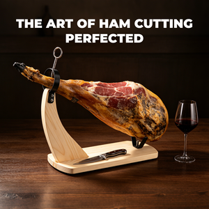 Soporte de madera estable y resistente para jamones, soporte de madera para cortar jamones y prosciutto - Product Image 2