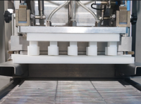 Machine industrielle à bande large de 400 mm pour la fabrication de galettes de hamburgers, à fonctionnement stable, haute capacité, pour nuggets de poulet et tourtes de viande et légumes