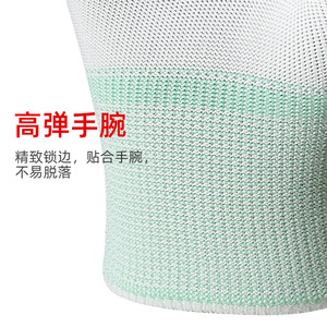 Gants de travail antidérapants en polyuréthane Qinfan pour tests d'équipements électroniques - Product Image 1