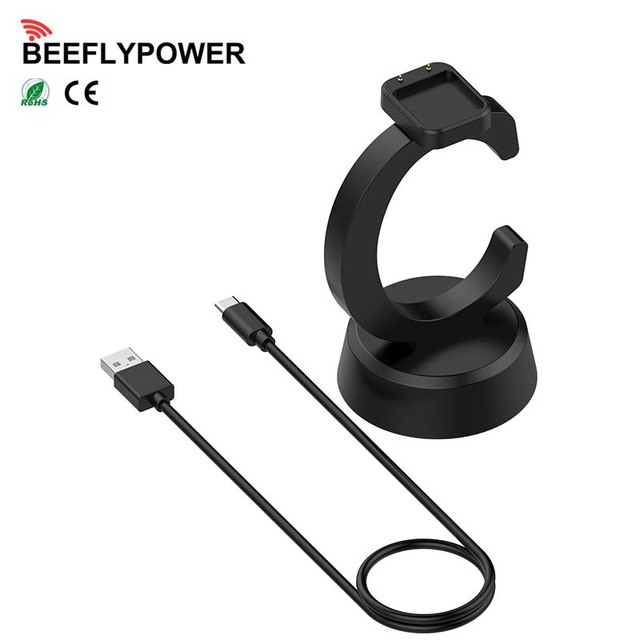 BEEFLYPOWER C-Shaped Charging Cradle with USB-A Smart Watch Charger Dock Charging Cable for Huawei Band 11 Pro for Honor Band 10