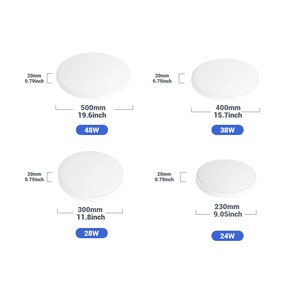 Plafonnier rond noir <span class=keywords><strong>LED</strong></span> COYOLED, luminaires <span class=keywords><strong>de</strong></span> plafond <span class=keywords><strong>LED</strong></span> modernes, lampe <span class=keywords><strong>de</strong></span> panneau <span class=keywords><strong>LED</strong></span> ronde 24w pour plafonnier - Product Image 5