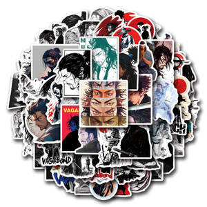 55PCS Cool <span class=keywords><strong>manga</strong></span> japonais guerrier Vagabond autocollant - Product Image 1