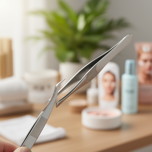 แหนบสแตนเลสปลายหยักสำหรับดูแลผิวประจำวันเครื่องมือความงามทุกประเภท - Product Image 3
