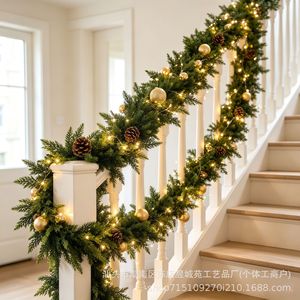 Guirlande de Noël artificielle Yucheng en plastique, décor de cyprès et de pin pour mur et cheminée 2024824 - Product Image 4