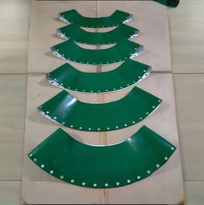 90 derece yeşil Pvc kavisli konveyör bant - Product Image 2
