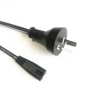 Argentina Male Power Plug to IEC 60320 C13 female connector plug (IRAM approved) (10A/250V)