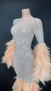 Nocance Y2682<span class=keywords><strong>ชุด</strong></span>เดรสออกงานค็อกเทลสำหรับงานพรอมงานประดับเพชรแวววาว2023 - Product Image 3