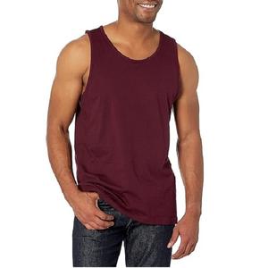 Vêtements de sport personnalisés pour hommes Débardeur de fitness sans manches Débardeur de rue en coton tricoté doux pour hommes Débardeur du Bangladesh avec logo personnalisé OEM - Product Image 2