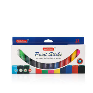 Meidugaa – bâtons de <span class=keywords><strong>peinture</strong></span> solide à séchage rapide, 12 couleurs classiques, sans dégâts, couleur unie, kit de crayons <span class=keywords><strong>pastel</strong></span> - Product Image 2