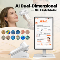 Appareil portable d'analyse du cuir chevelu, machine d'analyse cutanée, analyseur intelligent des cheveux et du cuir chevelu, équipement de salon de beauté