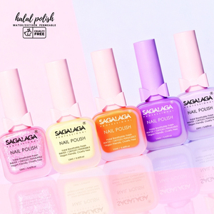 Esmalte de <span class=keywords><strong>Uñas</strong></span> Halal SAGALAGA de Secado Rápido, Alto Brillo, Transpirable, Permeable al Agua, Apto para Wudu, Vegano, Larga Duración - Product Image 6