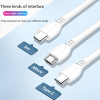 Topk — câble USB de type-c pour recharge et données, cordon de chargeur pour téléphone Xiaomi, Huawei, vivo, oppo, iphone, nouveau modèle