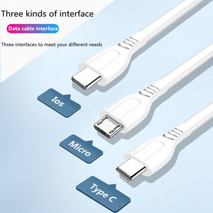 Cable de datos tipo c para móvil, cable de carga USB para Xiaomi/Huawei/vivo/oppo/iphone, nuevo modelo - Product Image 3