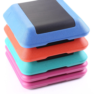 แท่นแอโรบิกปรับระดับได้ขนาด 16x16 นิ้ว สำหรับออกกำลังกายที่บ้าน อุปกรณ์ออกกำลังกายแบบสเต็ปเปอร์พร้อมพื้นผิวกันลื่น - Product Image 4
