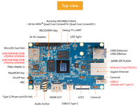 Carte de développement Orange Pi 5 RK3588S Rockchip avec 4 Go, 8 Go, 16 Go, 32 Go de DDR4, fournie directement par l'usine