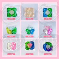 Dosettes de détergent à lessive 5 en 1 8g, élimination efficace des taches, parfum floral frais, formule écologique, dissolution rapide, vente en gros