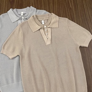 เสื้อโปโลแขนสั้นผู้ชาย สีเทา สีกากี MLXL2XL3XL เสื้อผ้าลำลองสำหรับเยาวชน - Product Image 2