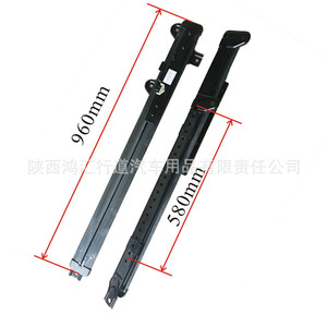 Rails de siège de voiture modifiés, longue glissière en acier laminé à froid pour la modification de sièges trois places, adaptés à la double rangée - Product Image 2