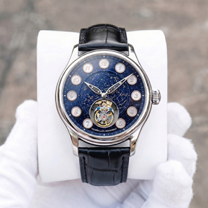 Montre mécanique tourbillon, verre saphir, cadran guilloché, acier inoxydable 316L, logo personnalisé, fabricant de montres automatiques OEM - Product Image 1