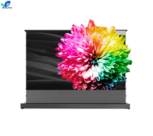 WUPRO NUEVO Diseño Pantalla de Proyección de 100'' con Elevación desde el Suelo, Control Remoto Inteligente con Asistente de Google, UST 4K PET ALR, Proyección LeApex-CBSP - Product Image 1