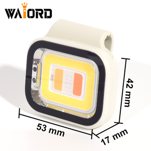 Waiord chuyên nghiệp siêu sáng không thấm nước <span class=keywords><strong>Led</strong></span> Đèn Pha đèn pin intrinsically an toàn ngoài trời khai thác mỏ cắm trại COB ánh sáng USB - Product Image 4