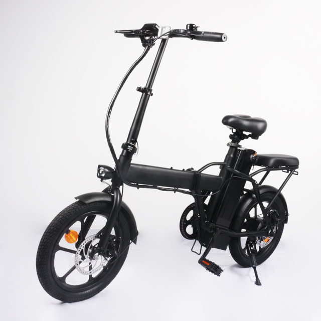 Cheap Electric Folding Bike Scooter 16inch Sand Stone Roads Ride Driving Road