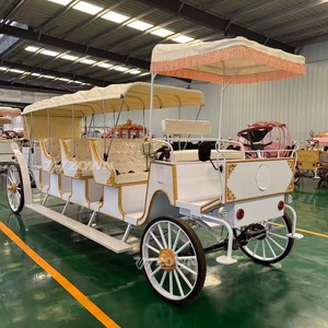 Elegante Carroza Turística de Cuatro Ruedas con Adornos Metálicos Finos y Amplio Espacio para Pasajeros, Ideal para Festivales y Actividades en Zonas Turísticas - Product Image 2