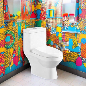 F-2211Kindergarten per bambini colorato di piccola dimensione di lavaggio verde-giù s-trappola <span class=keywords><strong>wc</strong></span>, su misura con i modelli del fumetto per il capretto - Product Image 3