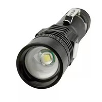Lampe torche LED super lumineuse 4 Modes Type C USB Rechargeable Flash Light Étanche Zoomable Lampes de poche portables