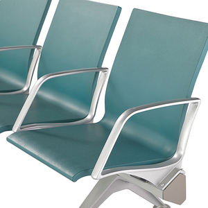 Silla de metal resistente para aeropuerto, asiento de espera conectado, anticorrosión, para vestíbulo público, banco, clínica, hospital - Product Image 5