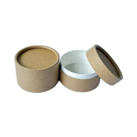 Boîte de parfum 100% biodégradable, boîte de savon écologique, pot cylindrique, tube de lotion, tube en papier, doublure résistante à l'huile