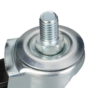 Swivel <b>Caster</b> 2 Inch Screw Threaded Stem Steel Polyurethane <b>Wheel</b> Furniture Industrial Easy Installation - Product Image 1