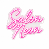 Enseigne néon personnalisée professionnelle pour salon de coiffure, boutique, établissement commercial de bien-être, entrée, signalétique lumineuse