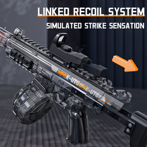 ปืนฉีดน้ำพลาสติกขนาดเล็ก Green Aurora <span class=keywords><strong>MP5K</strong></span> สำหรับเด็ก พร้อมระบบยิงอัตโนมัติแบบสะท้อนกลับ แรงดันสูง เหมาะสำหรับเล่นกลางแจ้งในช่วงฤดูร้อน - Product Image 5