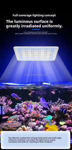 Kassray T169/T215 Bluetooth Wifi LED Aquarium Reef Ánh Sáng Nhôm Thì Thầm Đồng Phục <span class=keywords><strong>Cree</strong></span> Phẳng Bảng Điều Chỉnh Cho Biển San Hô Cá Tank Hộp - Product Image 3