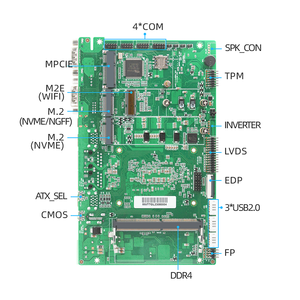 Placa Base Industrial Compacta Linkleaps Compatible con Intel de 11.ª Generación Core <span class=keywords><strong>I7</strong></span> I5 I3 con LAN GbE Dual, 6 COM, M.2, DDR4 de 64 GB, 4 USB 3.2 - Product Image 5