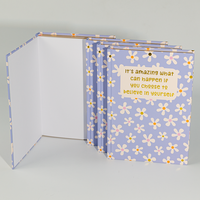 Fabricant professionnel Planificateur personnalisé Impression Carnet de journal à couverture rigide avec bord pulvérisé