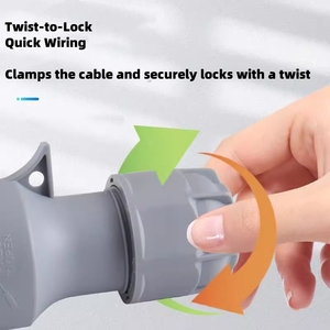 ปลั๊กและเต้ารับอุตสาหกรรมกันน้ำ IP67 ขนาด 16A-32A, ขั้วต่อไฟฟ้าแบบหนัก 3/4/5 ขา 380-415V สำหรับเครื่องจักร - Product Image 4