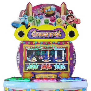 เครื่องเล่นเกมอาร์เคดแบบอินเทอร์แอคทีฟสำหรับเด็ก 3 ผู้เล่น Crazy City รุ่นยอดนิยม ใช้เหรียญแลกของรางวัล เหมาะสำหรับศูนย์รวมความบันเทิง - Product Image 6