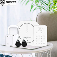 Système d'alarme domestique sans fil avec clavier de contrôle à distance, armement/désarmement, Tuya Wifi 4G double réseau, kit d'alarme de sécurité